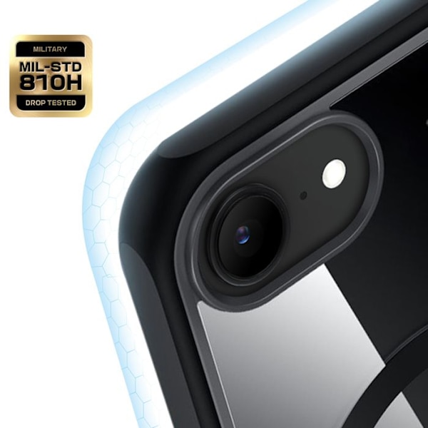 MagSafe-kuori iPhone 16:lle Iskunkestävä Monikerroksinen Supcase Musta Svart