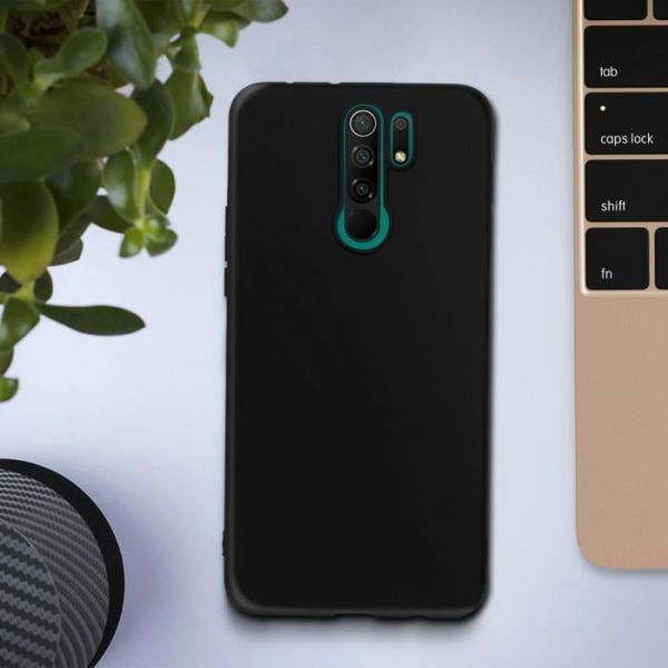 Coque - AVIZAR - Xiaomi Redmi 9 - Silikon Gel Flexibel - Ultrafin - Lätt Svart