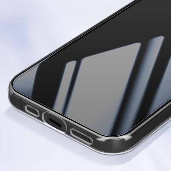 Skal till iPhone 15 Plus - AVIZAR - Genomskinlig - Halvstyv - Syntet - Smidig - Blandad Transparent
