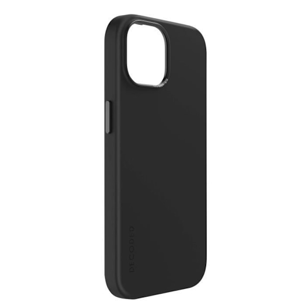 MagSafe-kuori - Decoded - iPhone 15 Plus - Silikonimatto - Iskunkestävä - Antimikrobinen Svart