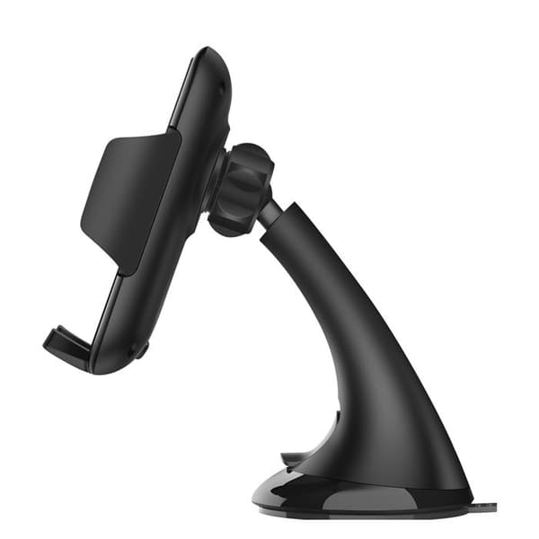 Bilstøtte - MAXLIFE - Universal - Sugekopmontering - 360° Rotation - Sort Svart