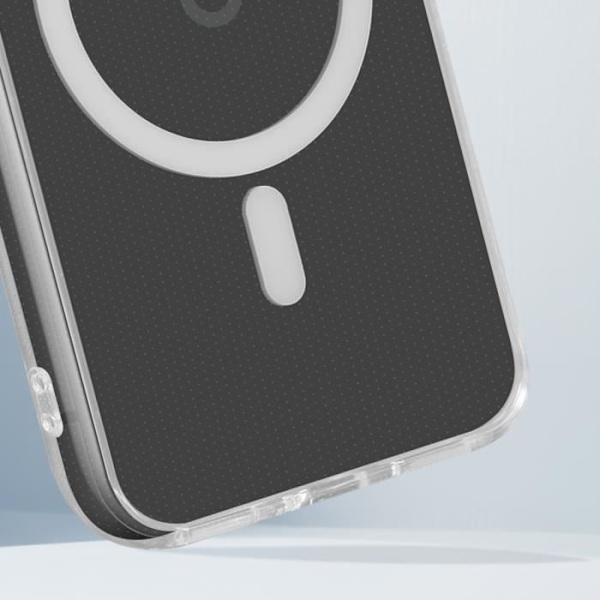MagSafe Case Google Pixel 8a -puhelimelle - AVIZAR - Kova takaosa pehmeä ääriviiva - Läpinäkyvä Transparent