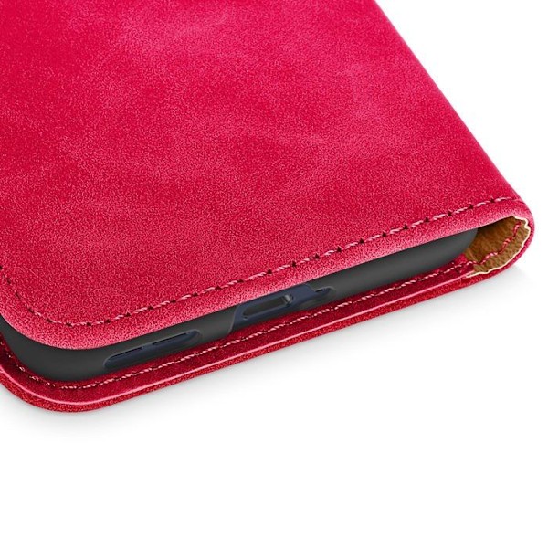 Housse Folio til Motorola Edge 60 Fusion og Edge 60 Video Support Fuchsia Rosa