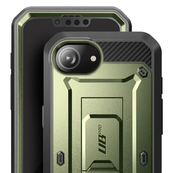 Heltäckande skal för iPhone 17:e serien Unicorn Beetle Pro med ställ Supcase Grön Grön
