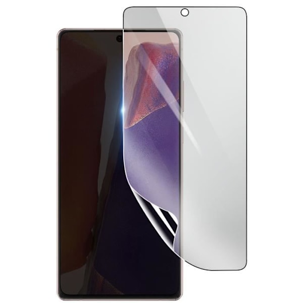 Näytönsuoja - 3MK - Samsung Galaxy Note 20 - Iskunkestävä Hydrogeeli - Läpinäkyvä - Naarmuuntumaton Transparent