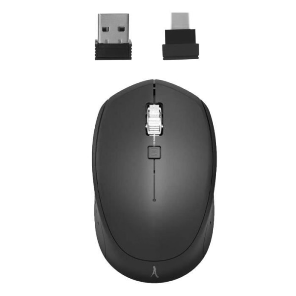 Trådløs mus Tabletcomputer Macbook USB-C USB-adaptere Akashi Sort