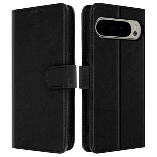 Fodral för Google Pixel 9 Pro XL Fodral Wallet och Videostativ Svart Svart