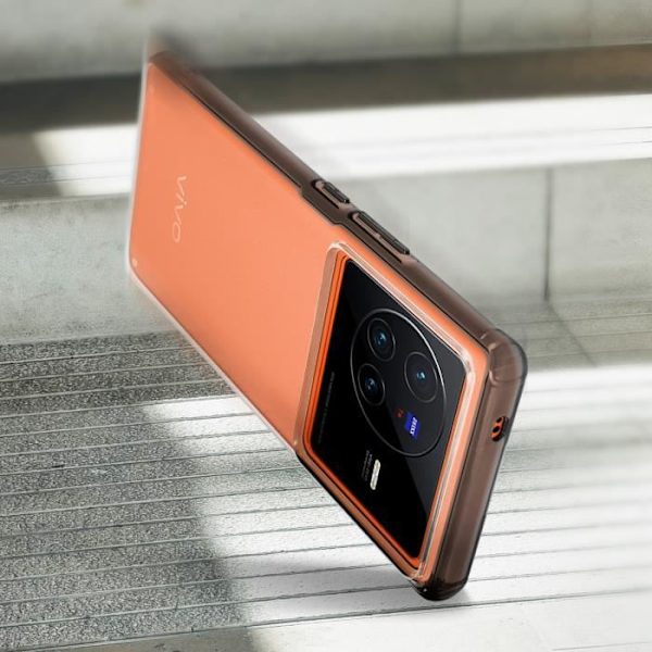 Vivo X80 Pro -hybridikotelo, vahvistetut kulmat läpikuultava savu
