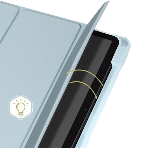 Etui til iPad Air 11 2024 - AVIZAR - Videosupport / Keyboard - Blå - Syntetisk Blå