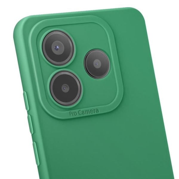 Skal för Xiaomi Redmi Note 14 5G Silikon Mjuk Kamera Blockerad Grön Grön