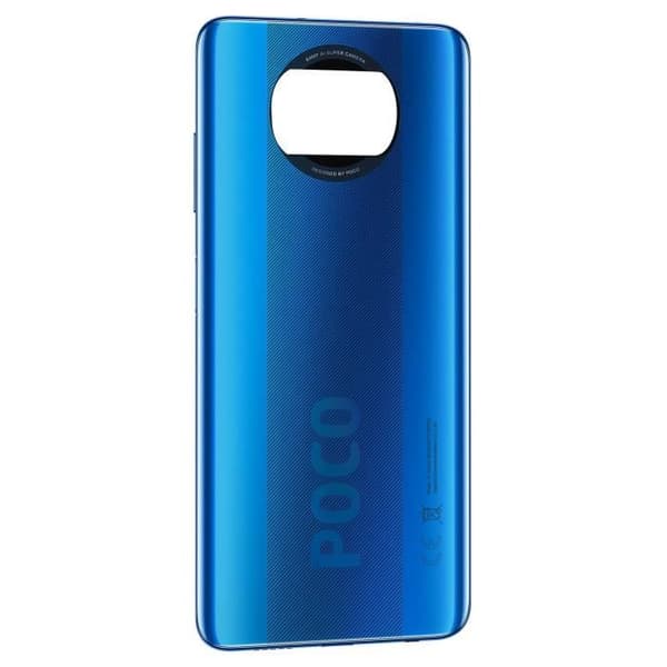 Bagrude - XIAOMI - Poco X3 - Blå - Identisk original del Blå