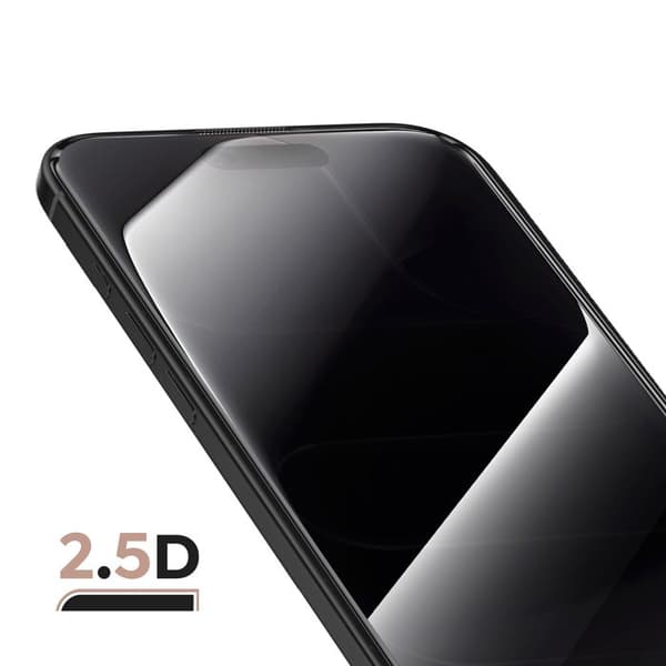 Härdat glas för iPhone Air Stötsäker med installationskit Magic Box Zanaé Transparent Vit