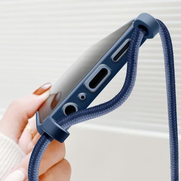 Coque - AVIZAR - Rep - Halvstyv - Mörknatt - Rem av Flätad Nylon Blå