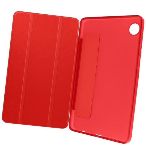 Suojakuori Samsung Tab A9 Flip Stand Tri-fold Sleep Red Röd