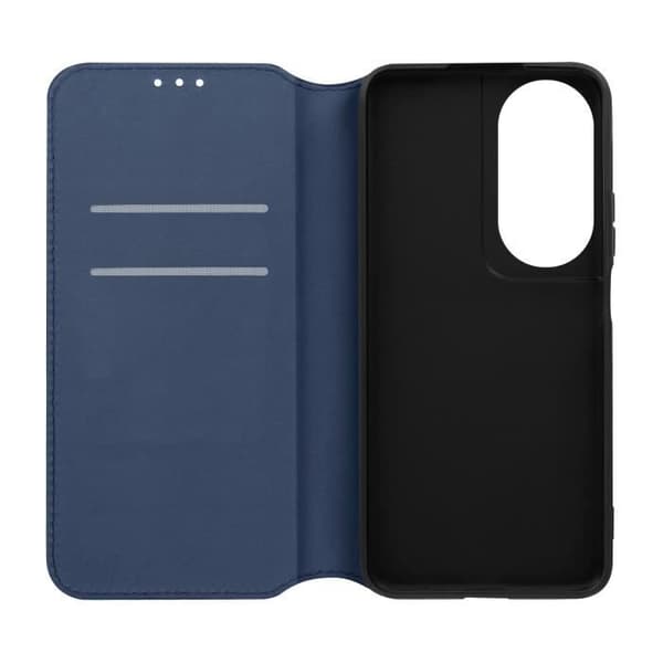 Etui til Honor 90 Smart Flip Card Holder og Video Support Midnight Blue Blå