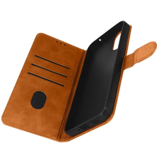 AVIZAR Wallet Folio Fodral för Nothing Phone 1 - Camel - Videostödfunktion Kamel