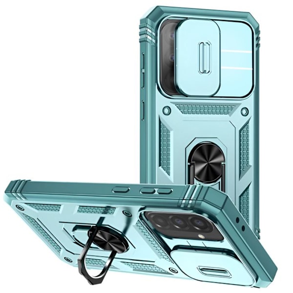 Coque för Samsung Galaxy A56 Magnetisk Ring Kameraskydd Grön Grön