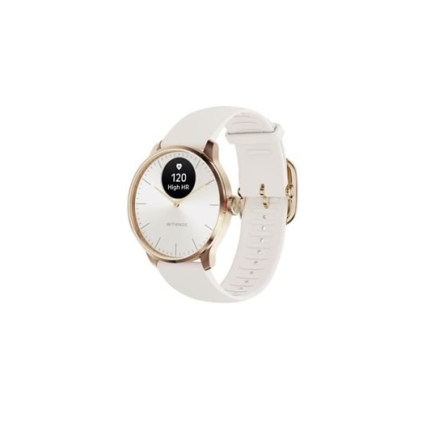 Withings ScanWatch Light 37mm valkoinen ja kulta yhdistetty kello