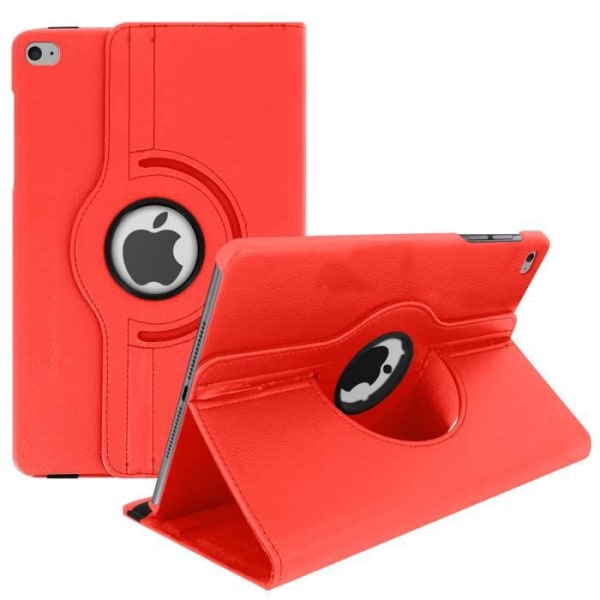 Fodral med 360° roterande stativfunktion Röd skal iPad Mini 4/5 Röd