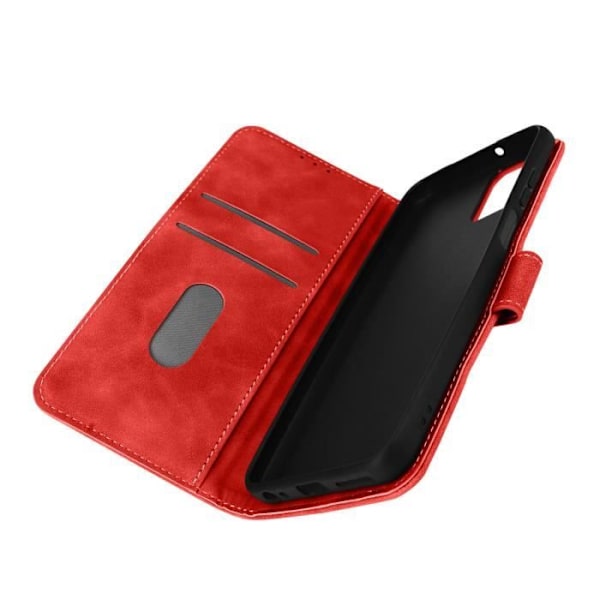 AVIZAR Pung Etui til Motorola Moto G32 - Rød - Video support funktion Röd