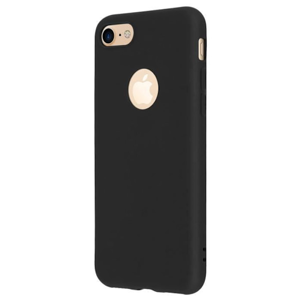 Coque - Forcell - iPhone 7, iPhone 8 - Silikone Gel - Fleksibel - Sort Svart