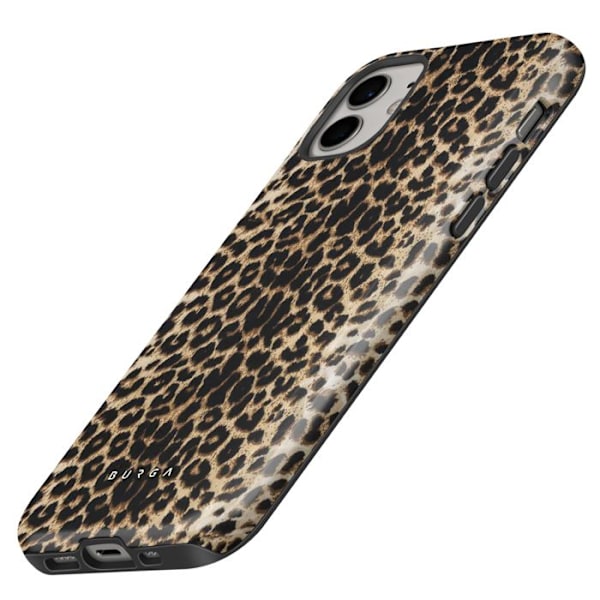 Coque til iPhone 12 og 12 Pro Elegant Player Burga Mønster Brun kastanj