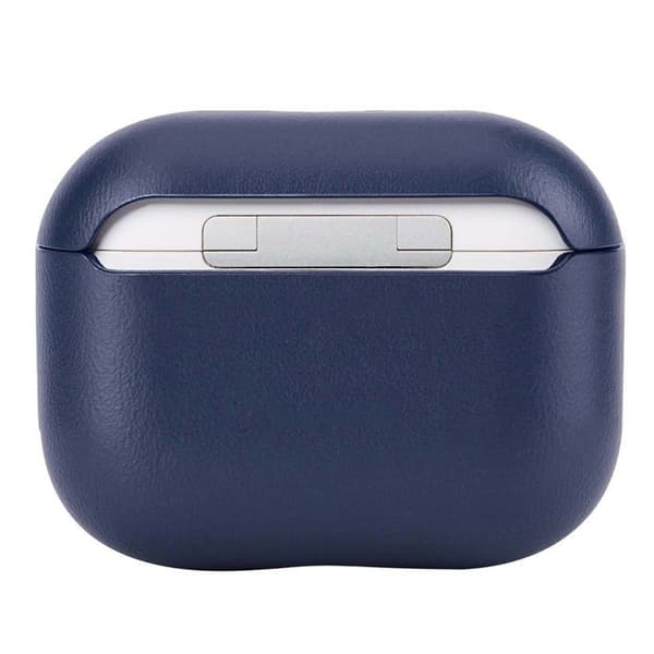 Coque AirPods Pro 3 - DECODED - AirCase Pro 3 - Læder i fuld blomstring - Blå - Elegant beskyttelse Blå