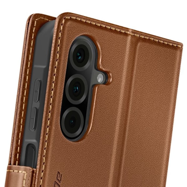 Samsung Galaxy A26 RFID-suojattu ruskea lompakko. kastanj