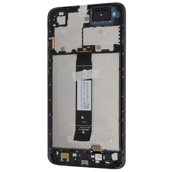 LCD-skærm - Xiaomi - Redmi A2 - Sort - Touchscreen - Inkluderet chassis Svart
