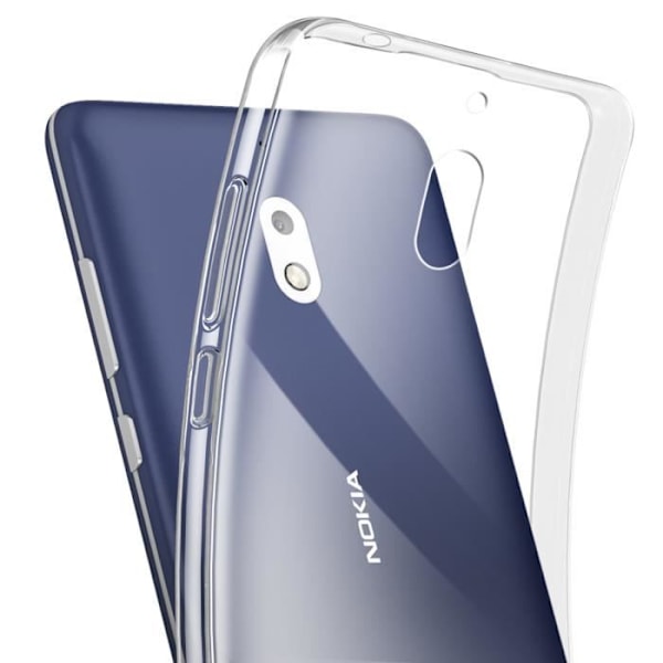 Coque för Nokia 2.1 Silikon Mjuk Design Tunn Lätt Transparent Transparent