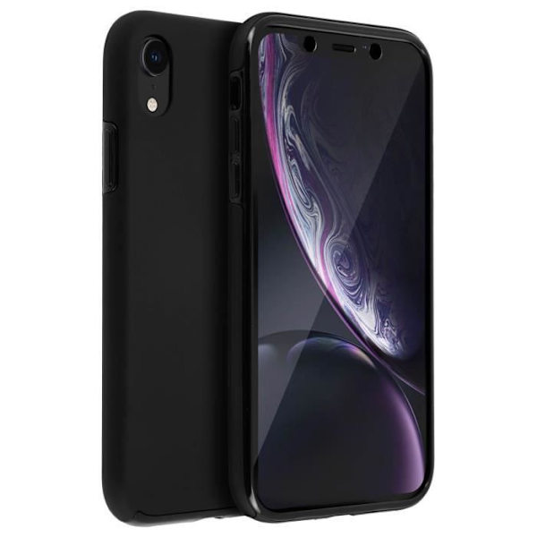 Skyddshölje - Apple - iPhone XR - Silikon - Polykarbonat - Ultra-tunn och lätt Svart