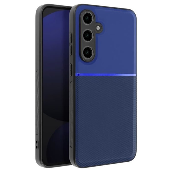 Samsung Galaxy S24 FE Bi-materiaally iskunkestävä Kuori Sininen Blå