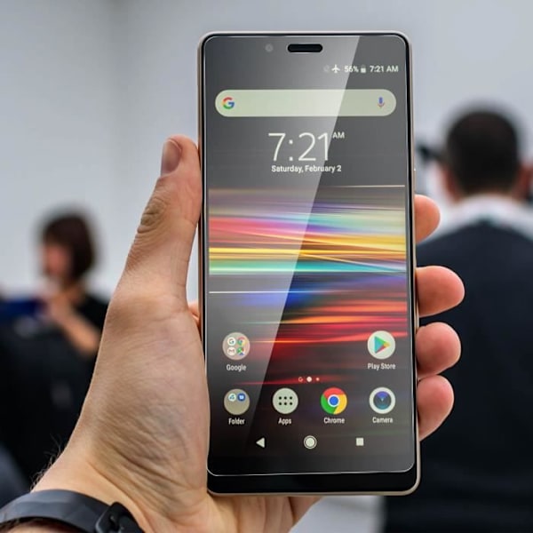 Suojakalvo - AVIZAR - Sony Xperia L3 - 9H karkaistu lasi - Läpinäkyvä - Iskunkestävä Transparent
