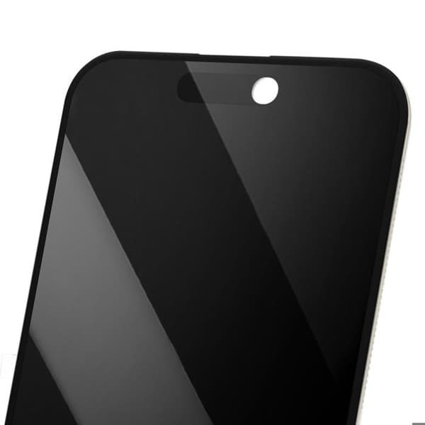 Skærm til iPhone 15 Pro Soft OLED Panel med Reaktiv Touchglas Sort Svart