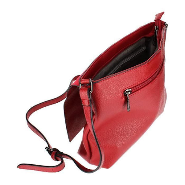 Crossbody käsilaukku tekonahkaläppä - Gallantry Paris - punainen Röd