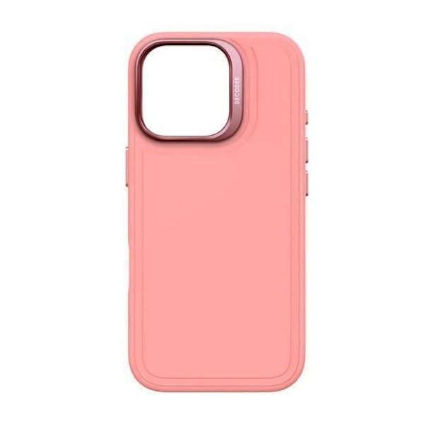 Coque - DEKODAD - iPhone 16 Pro - Silikon Antimikrobiell - Kompatibel med MagSafe - Rosa Rosa