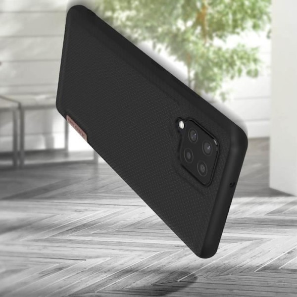 Skyddsskal - DUX DUCIS - Samsung Galaxy A42 5G - Hård - Tyg - Elegant Svart