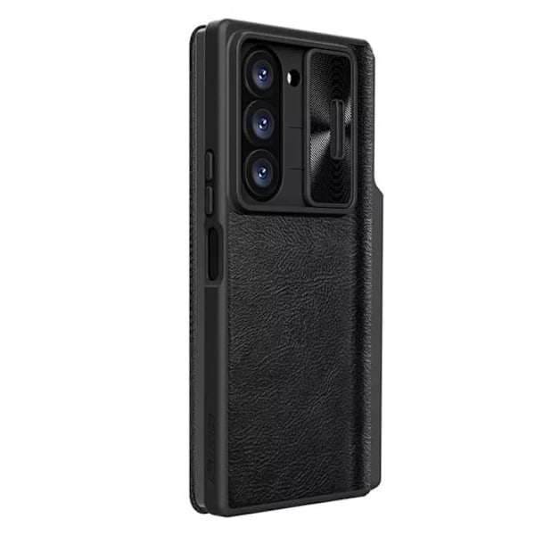 Nillkin - Qin Pro -nahkakotelo - Samsung Galaxy Z Fold6 - musta svart