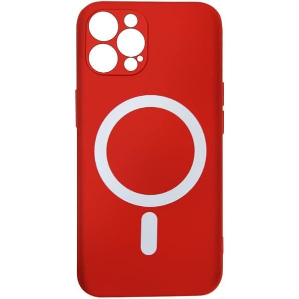 Coque MagSafe - Apple - iPhone 12 Pro Max - Rød - Semi-rigid - Effektiv beskyttelse Röd