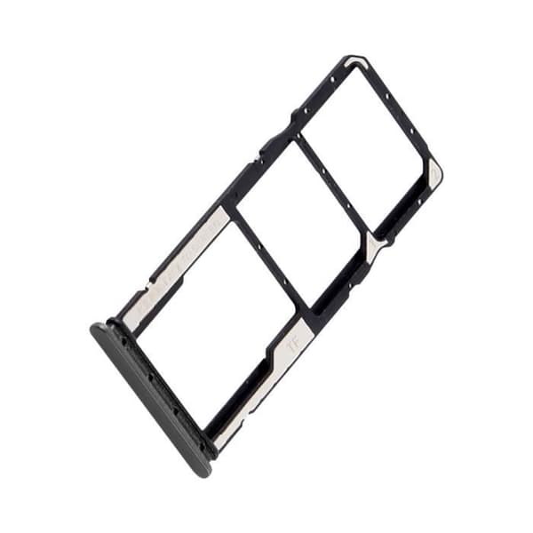 Erstatnings SIM-kortskuffe til Xiaomi Redmi 9A og 10A - Xiaomi - Grå - Dual Nano SIM + Micro-SD Grå