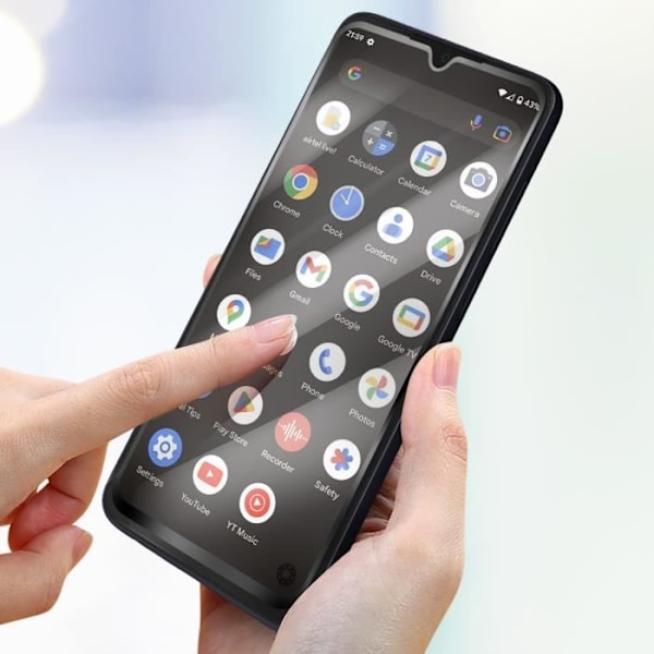 Flexibelt glas - FORCE GLASS - Samsung Galaxy A05s - Transparent - 9H skydd - Livstidsgaranti Transparent