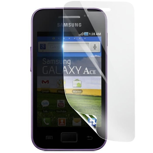 Näytönsuoja - 3MK - Samsung Galaxy Ace S5830 - Iskunkestävä Hydrogeeli - Läpinäkyvä - Naarmuuntumaton Transparent