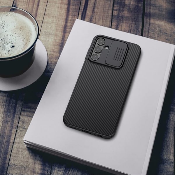 Coque CamShield med Kamera Dækning til Samsung Galaxy A15 5G Nillkin Sort Svart