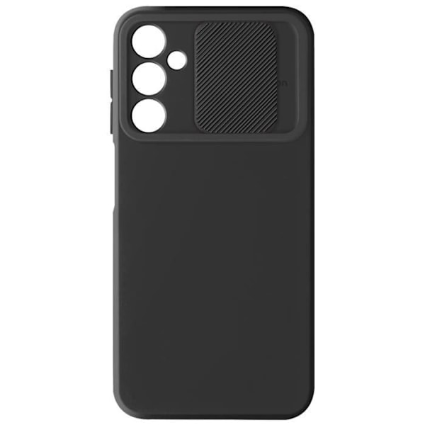 Etui til Samsung Galaxy A25 5G - AVIZAR - Sort - Halvstivt - Syntetisk - Glat Svart