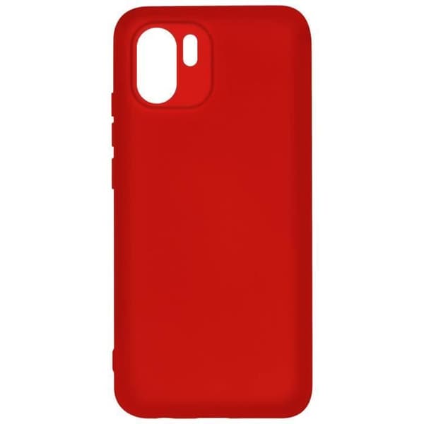 Coque - AVIZAR - Xiaomi Redmi A1 2022 - Röd - Semi-rigida - Soft-touch Röd