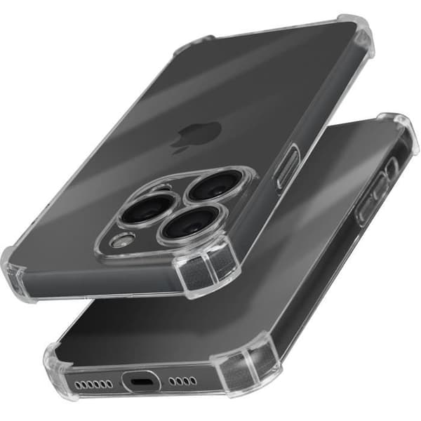 Coque - AVIZAR - iPhone 15 Pro Max - Flexibel - Stötsäker - Transparent Transparent