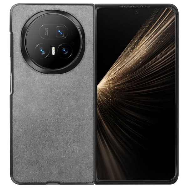 Cover - ADVISORY - Honor Magic V5 - Rigid - Textured Leather Effect - Reinforced Edges Grå
