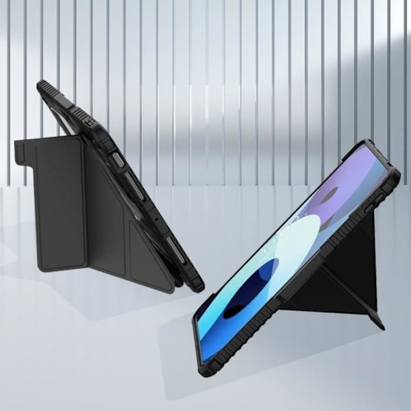Stötsäkert fodral för iPad Pro 11 2024 Flip Multi-Angle Support Nillkin Black Svart