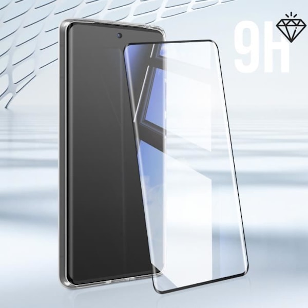 Fodral till Motorola Edge 40 Soft Silikon Härdat Glas Fasad 3D Myway Transparent Transparent