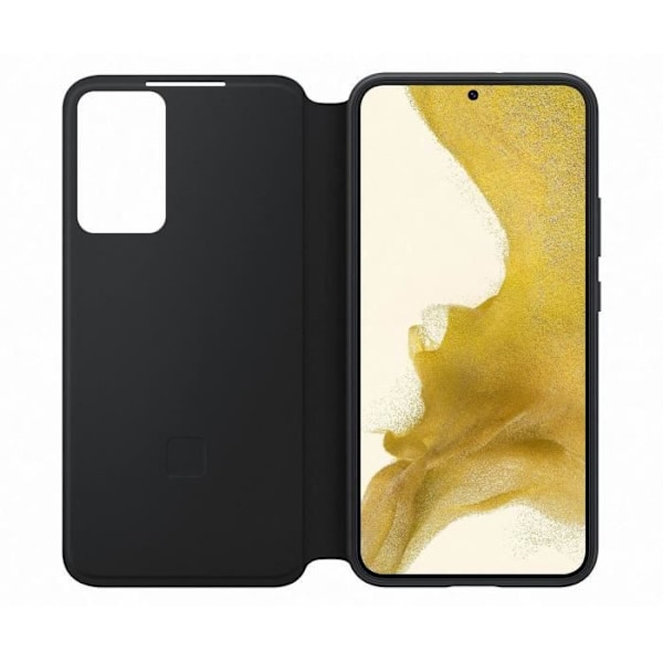 Smart Clear View Cover G S22+ Sort Svart